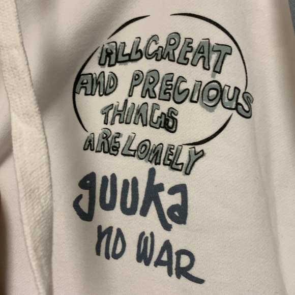 Guuka Original Somewhere in the Guuka Universe No War Sank Planet Hoodie - Picture 7 of 14